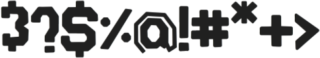 Blocksmith Stacked otf (400) Font OTHER CHARS