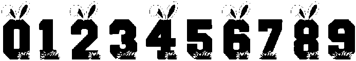 Blockton Easter otf (400) Font OTHER CHARS
