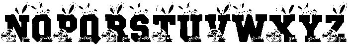 Blockton Easter otf (400) Font UPPERCASE