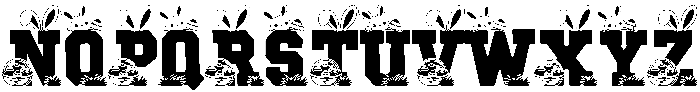 Blockton Easter otf (400) Font LOWERCASE