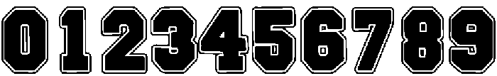 Blockton Varsity otf (400) Font OTHER CHARS