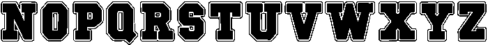 Blockton Varsity otf (400) Font LOWERCASE