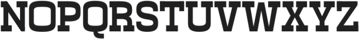 Blockwid Bold otf (700) Font UPPERCASE