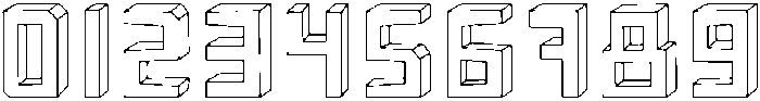 Blocky Regular otf (400) Font OTHER CHARS