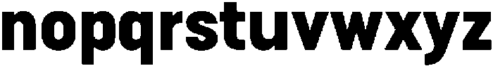 Bloka Black otf (900) Font LOWERCASE