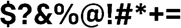 Bloka-Bold otf (700) Font OTHER CHARS