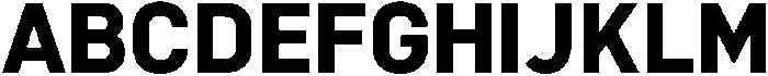 Bloka Extra Bold otf (700) Font UPPERCASE