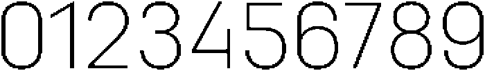 Bloka Extra Light otf (200) Font OTHER CHARS
