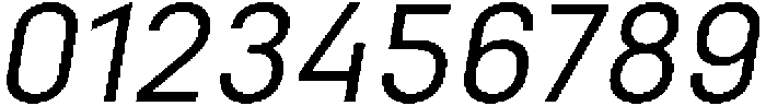 Bloka-Italic otf (400) Font OTHER CHARS