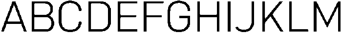 Bloka Light otf (300) Font UPPERCASE