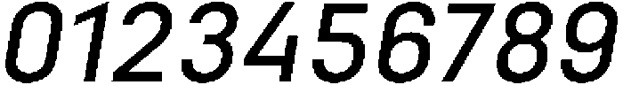 Bloka Medium Italic otf (500) Font OTHER CHARS