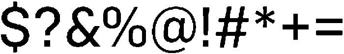 Bloka Medium otf (500) Font OTHER CHARS