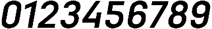 Bloka Semi Bold Italic otf (600) Font OTHER CHARS