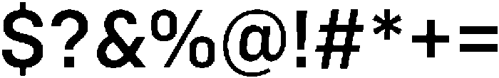 Bloka Semi Bold otf (600) Font OTHER CHARS