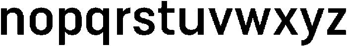 Bloka Semi Bold otf (600) Font LOWERCASE