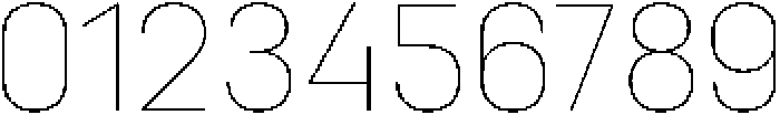 Bloka Thin otf (100) Font OTHER CHARS