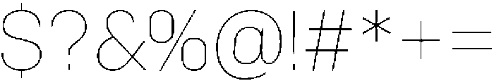 Bloka Thin otf (100) Font OTHER CHARS