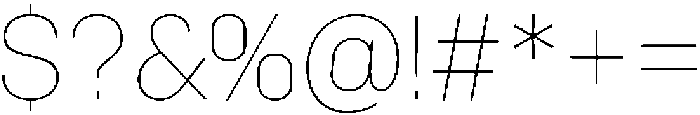 Bloka Variable Thin ttf (100) Font OTHER CHARS