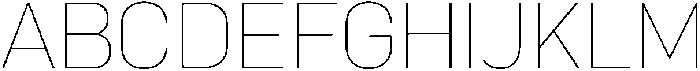 Bloka Variable Thin ttf (100) Font