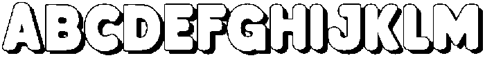 Bloksy Four otf (400) Font UPPERCASE