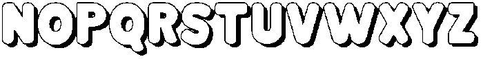 Bloksy Four otf (400) Font UPPERCASE