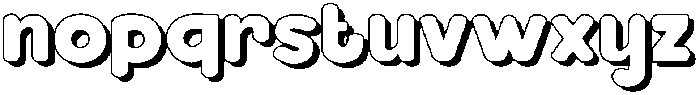 Bloksy Four otf (400) Font LOWERCASE