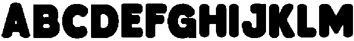 Bloksy One otf (400) Font UPPERCASE