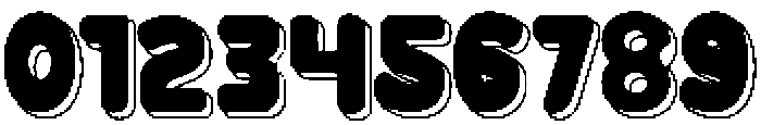 Bloksy Three otf (400) Font OTHER CHARS