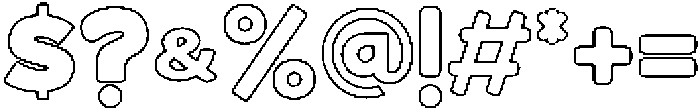 Bloksy Two otf (400) Font OTHER CHARS