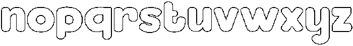 Bloksy Two otf (400) Font LOWERCASE