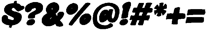 Blomby Reg Slant otf (400) Font OTHER CHARS