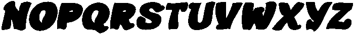 Blomby Reg Slant otf (400) Font UPPERCASE
