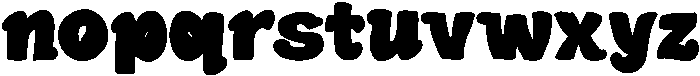 Blomby Reg otf (400) Font LOWERCASE