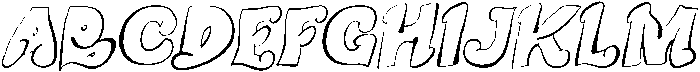 Blomby Slant otf (400) Font UPPERCASE