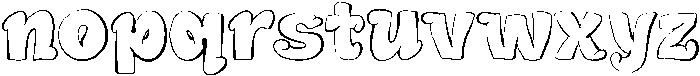 Blomby otf (400) Font LOWERCASE