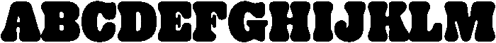 Blomry Regular otf (400) Font UPPERCASE