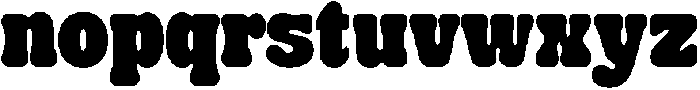 Blomry Regular otf (400) Font LOWERCASE