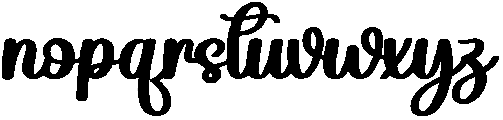 Blonde Aunty Regular otf (400) Font LOWERCASE