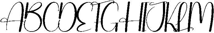 Blonde Regular otf (400) Font UPPERCASE