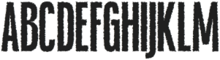 Blonden Rough otf (400) Font UPPERCASE