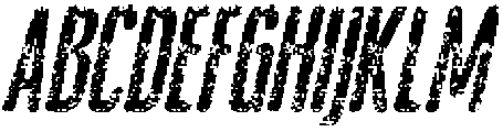 Blonden Rounded Stamp Italic otf (400) Font UPPERCASE