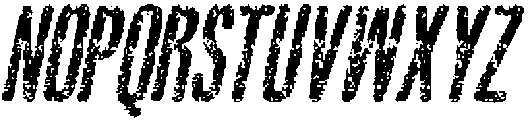 Blonden Rounded Stamp Italic otf (400) Font UPPERCASE