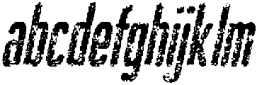 Blonden Rounded Stamp Italic otf (400) FONT