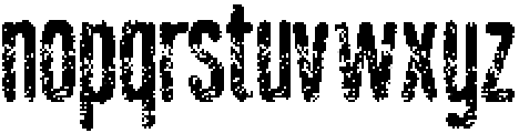 BlondenRoundedStamp-Regular otf (400) Font LOWERCASE