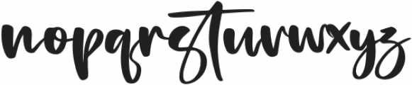 Blondeta otf (400) Font LOWERCASE