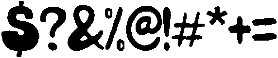 Blondie otf (400) Font OTHER CHARS