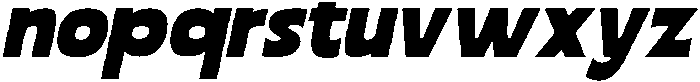 Blonkra Italic otf (400) Font LOWERCASE