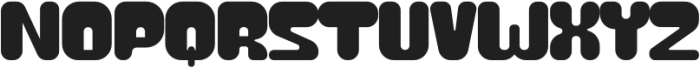 Bloob Zone Regular otf (400) Font UPPERCASE
