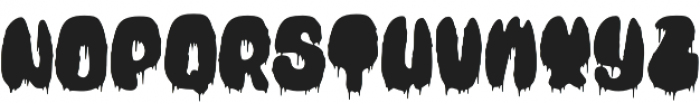Blood Bold Driped otf (700) Font UPPERCASE