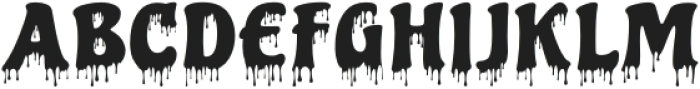 Blood Drip Regular otf (400) Font UPPERCASE